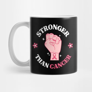 Women Union Fist Stronger Than Breast Cancer Awareness Mug